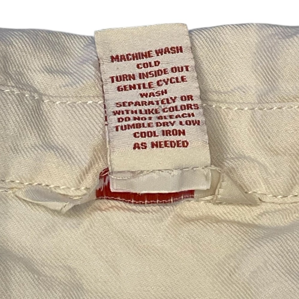 Sundance Cream Lace Trim Linen Cotton Blend Womens Jacket Blazer Size 16 Frayed - Picture 9 of 11